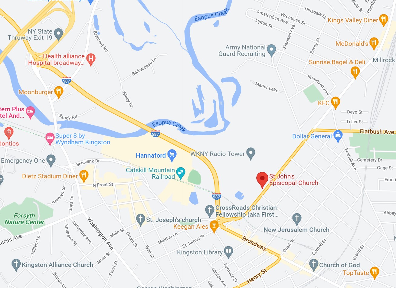 Contact and Directions St. John's Kingston